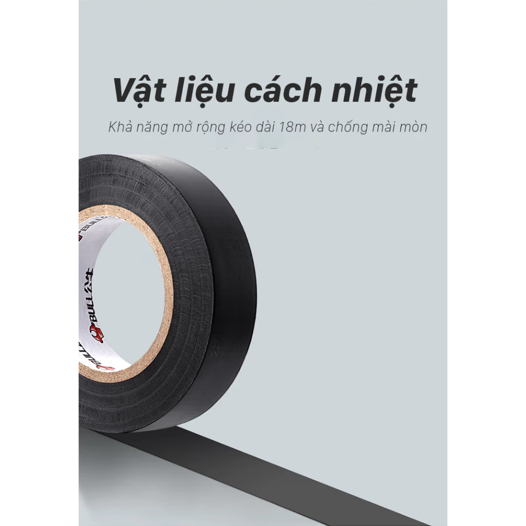 Băng Dính Điện Gongniu Chống Cháy GN-ET7 (Đen)