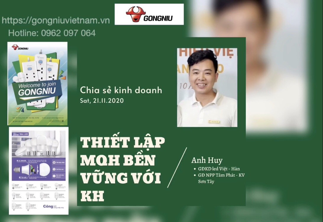 CSC Business Talk Số Thứ 1 - Gongniu Vietnam Thiết Lập Mối Quan Hệ Bền Vững Với Khách Hàng