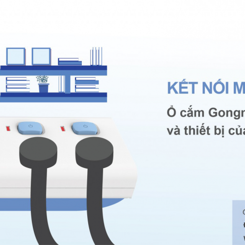 Ổ CẮM KÉO DÀI ĐA NĂNG GONGNIU – AN TOÀN – BỀN BỈ