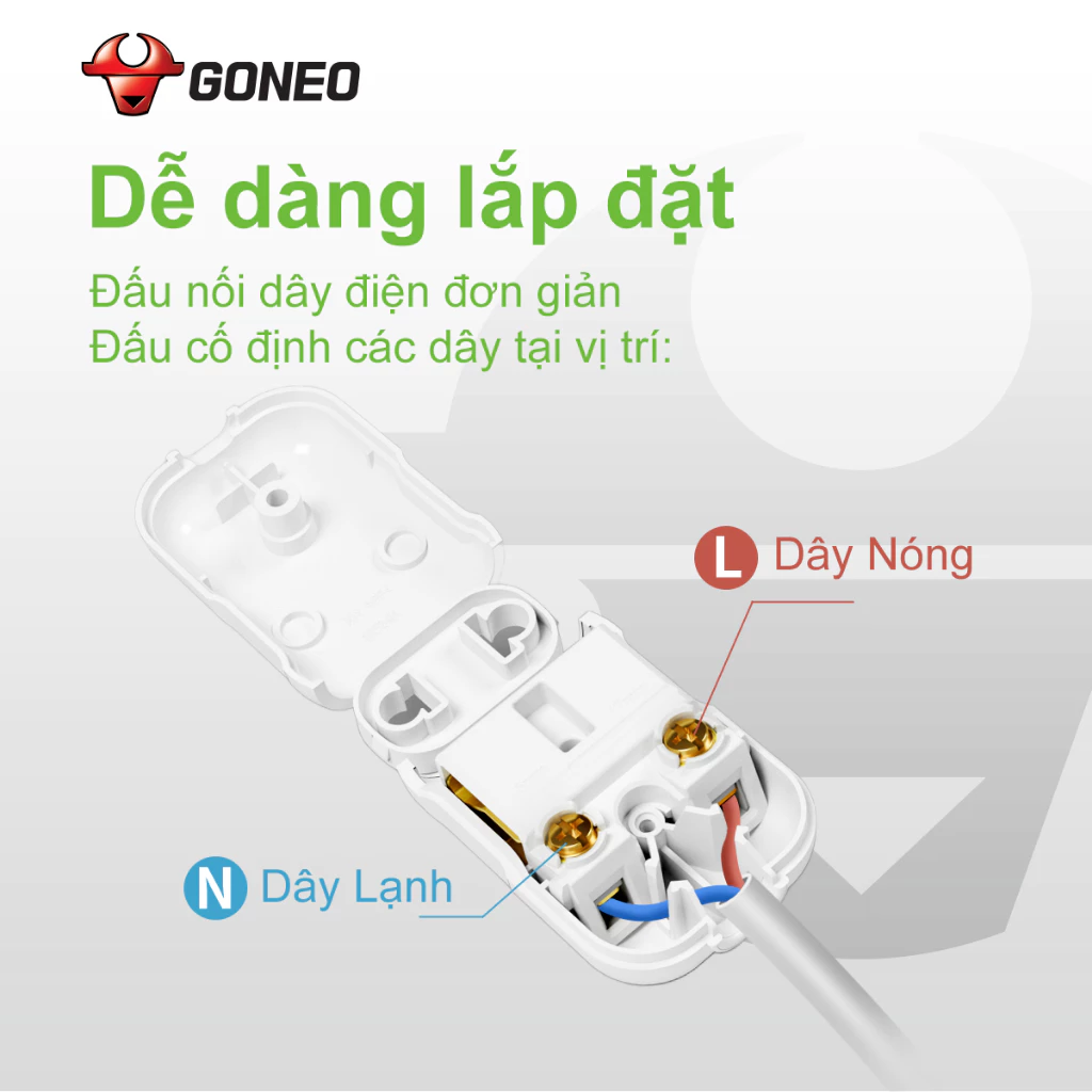 Chân Cắm GONEO – Chính Hãng