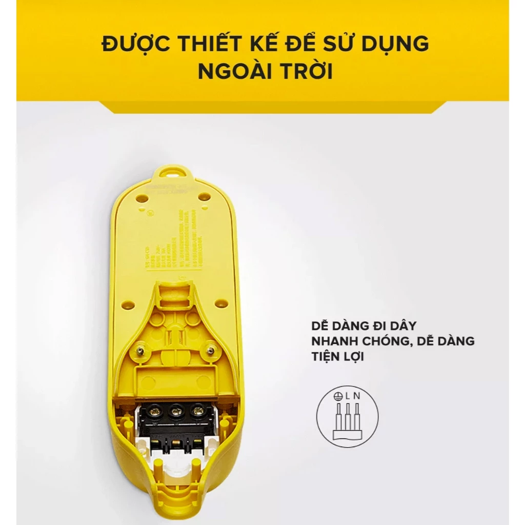 Ổ Cắm Điện Chống Cháy Chống Va Đập – C4000 – Nâng Cấp – Siêu Chịu Tải – 4000W