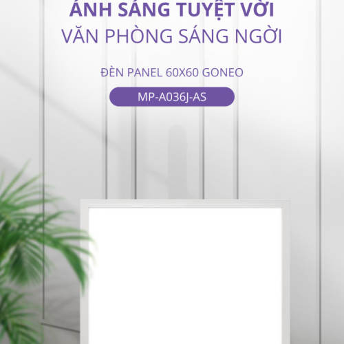 ĐÈN LED PANEL TỪ GONEO MP-A036J-AS