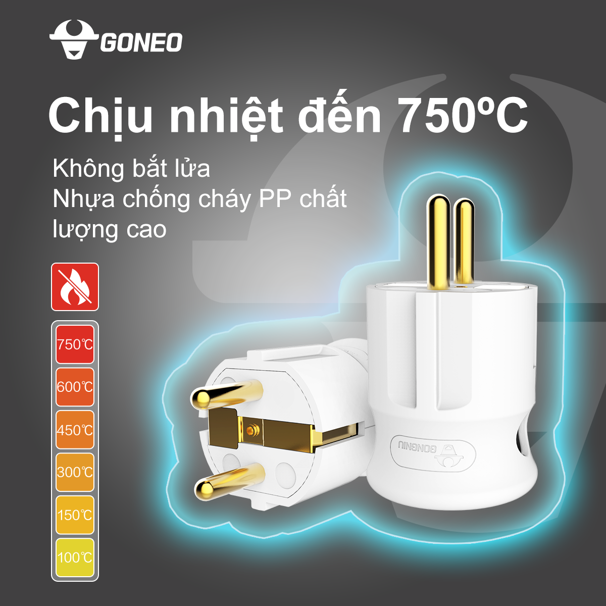 Phích cắm công suất lớn 10L5 – 4000W – Chính hãng