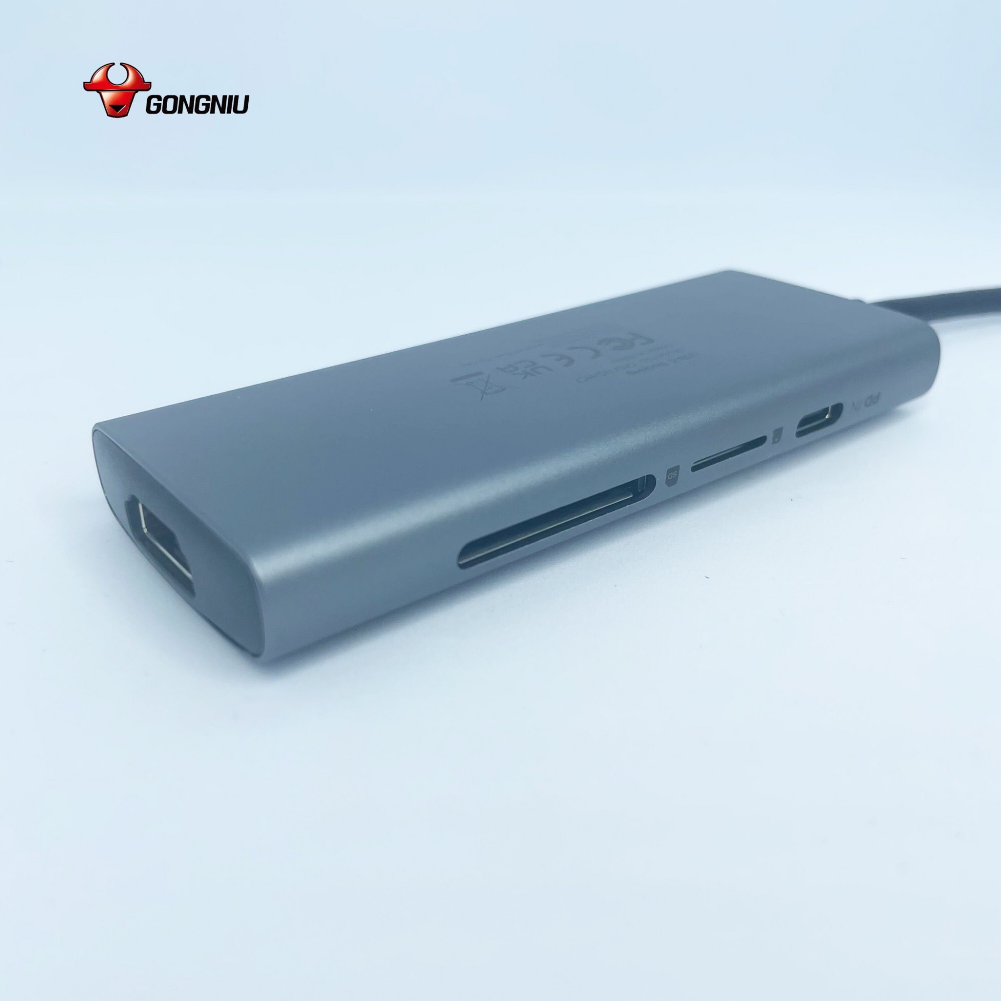 Cáp Chuyển Đổi GONEO USB-C 7 in 1 Hub with 4K HDMI Enternet - Cho Macbook, Surface Pro - Bảo Hành 2 Năm - Chính Hãng