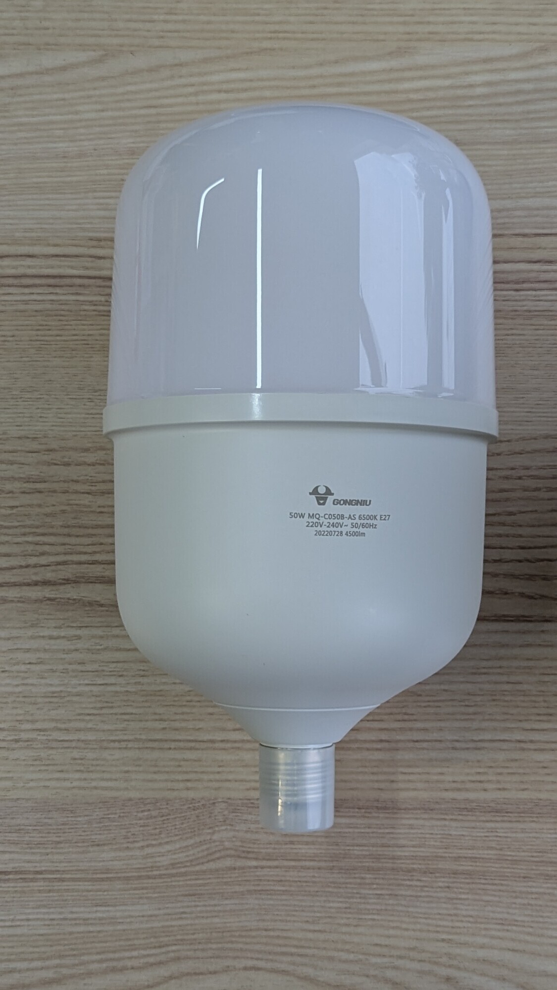 Bóng đèn LED Bulb Trụ Gongniu MQ - C050B AS (E27/50W/6500K)