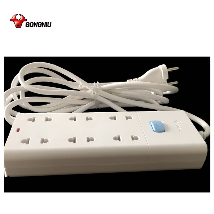 Ổ Cắm Điện Gongniu Đa Năng 6 Ổ 1 Công Tắc 2500W – V1060