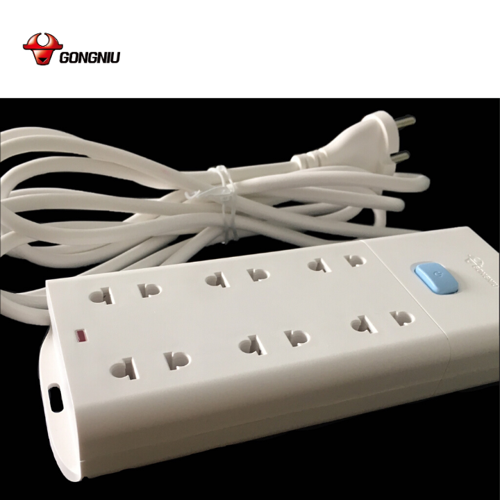Ổ Cắm Điện Gongniu Đa Năng 6 Ổ 1 Công Tắc 2500W – V1060