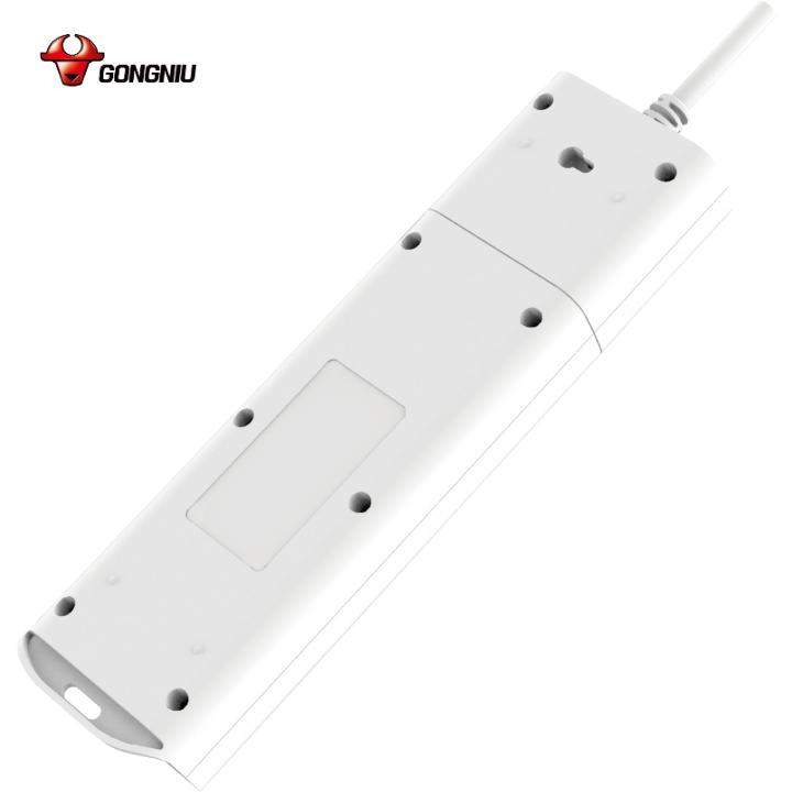 Ổ Cắm Điện Chống Cháy GONEO Đa Năng 4 Ổ 1 Công Tắc 2500W - V1040