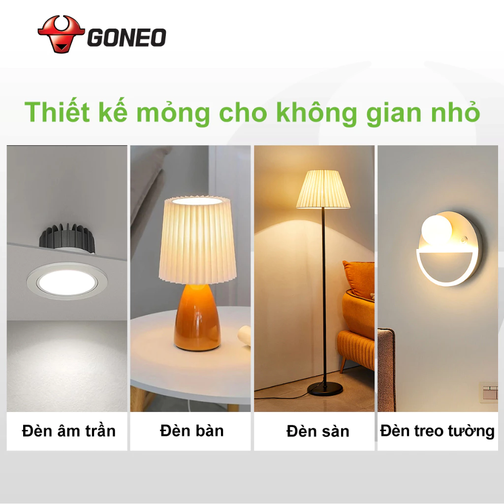 Bóng đèn LED Bulb Gongniu 6W E27 – MQ-E006A- BS 6500K – Tiết Kiệm Điện – Chống Nhấp Nháy – Hiệu Suất Cao